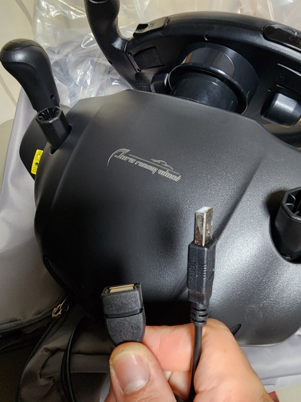 겜맥 아우라 PS4 PC 호환 레이싱 휠 구매 후기 이미지